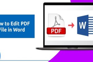 How to Edit PDF Files for Free with Microsoft Word