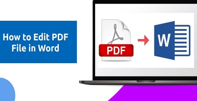 Edit PDF Files for Free with Microsoft Word