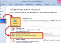 How to Add and Remove Password Protection on MS Word Documents