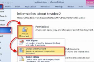 How to Add and Remove Password Protection on MS Word Documents