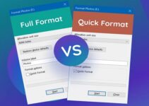 Difference Between Quick and Full Format of USB Drive