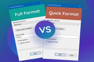 Difference Between Quick and Full Format of USB Drive