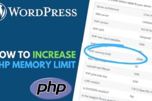 Fix – PHP Memory Limit Error In WordPress