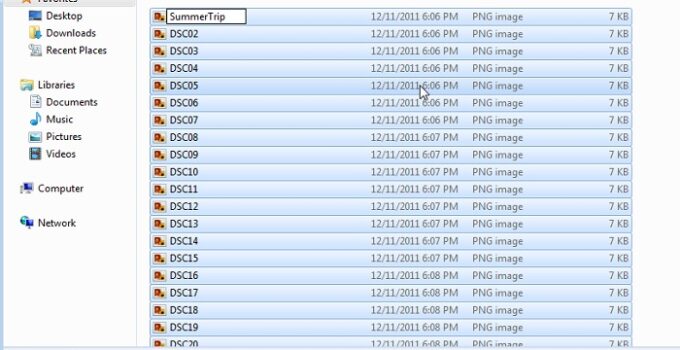 Rename Multiple Files in Your PC